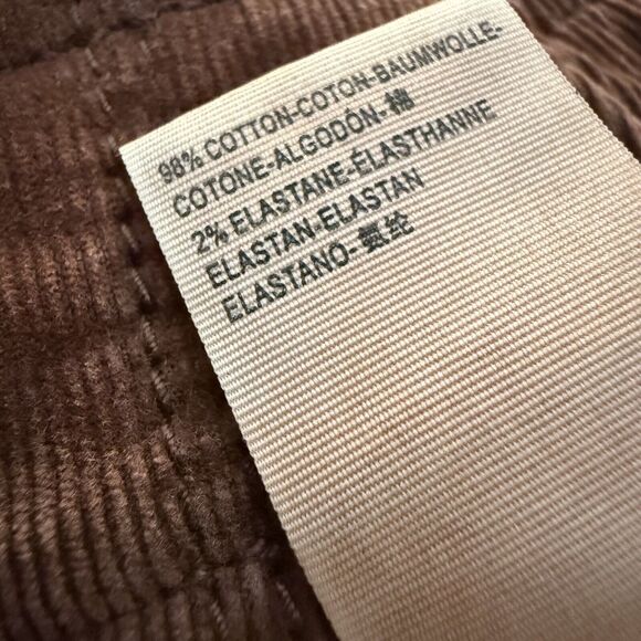 Free People We The Free Pull On Corduroy Stretch Flare Women 26 Terracotta Boho - Picture 4 of 9